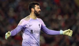 Alisson Becker bo odsoten dlje časa