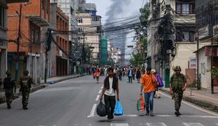 Nepal: Protesti so bili ugrabljeni, trdi generacija Z
