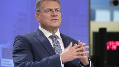 Han s komisarjem Šefčovičem o zelenem prehodu po meri industrije