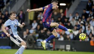 Barcelona na krilih Lewandowskega izkoristila spodrsljaj Reala in se mu približala