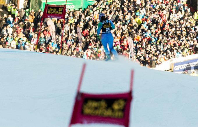 Ko se je Tina Maze letos januarja poslovila, se je na Zlati lisici zbralo več kot 15 tisoč navijačev. | Foto: Vid Ponikvar