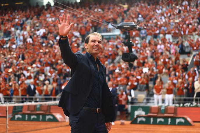 Roland Garros Rafael Nadal | Rafael Nadal je ob slovesu komaj zadrževal solze. | Foto Reuters