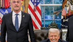 Joško Kadivnik na obisku pri Trumpu