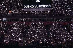 V Beogradu so tekle solze: čustveni poklon Vujoševiću