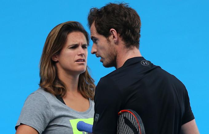 Andy Murray je pred tem sodeloval z nekdanjo prvo igralko sveta Amelie Mauresmo. | Foto: 