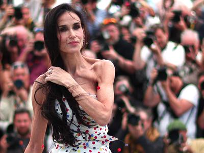 Demi Moore vzbudila skrb zaradi zelo vitkega videza