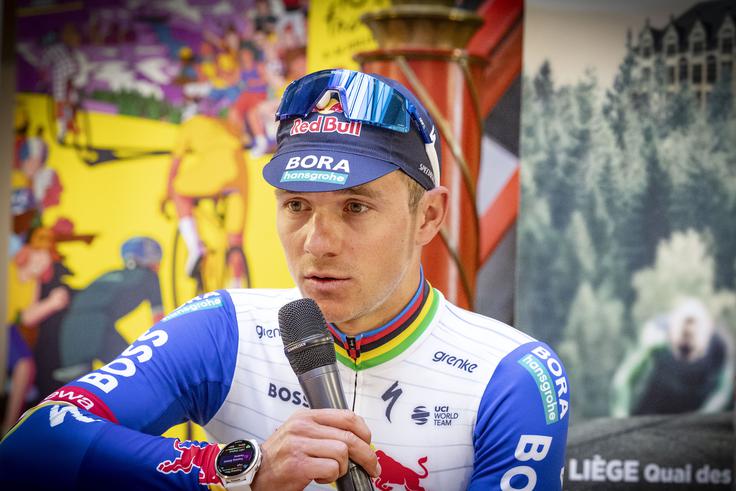 Skupaj z Remcom Evenepoelom bosta kapetana ekipe Red Bull - BORA - hansgrohe na Dirki po Franciji. | Foto: Ana Kovač