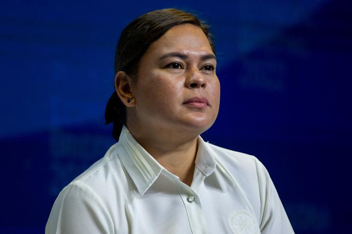 Sara Duterte | Do političnega razkola prihaja pred majskimi vmesnimi volitvami, na katerih bodo Filipinci izbirali nove člane predstavniškega doma in polovico članov senata. | Foto Reuters