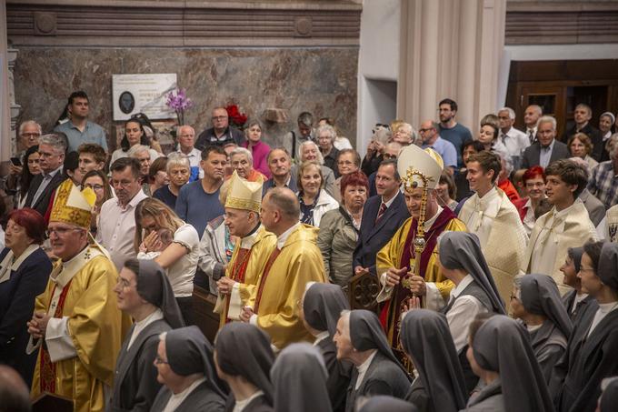 Verniki so kardinala nestrpno pričakovali.  | Foto: Bojan Puhek