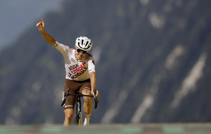 Avstrijski kolesar Felix Gall je lani zmagal na kraljevski etapi Toura. | Foto: Reuters