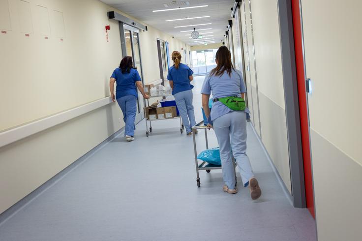 Marko Jug in Valentina Prevolnik Rupel, UKC | Foto: STA