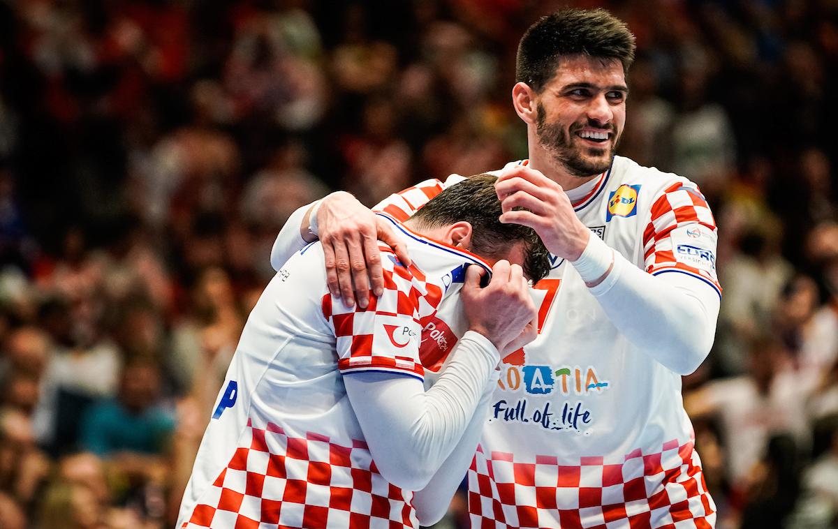 Hrvaška Nemčija | Neporaženi Hrvati so z novo zmago že skočili v polfinale. | Foto Sportida