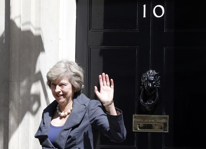 Mayeva, druga premierka v zgodovini Velike Britanije, evropskim voditeljem napoveduje trda pogajanja o izstopu. | Foto: Reuters