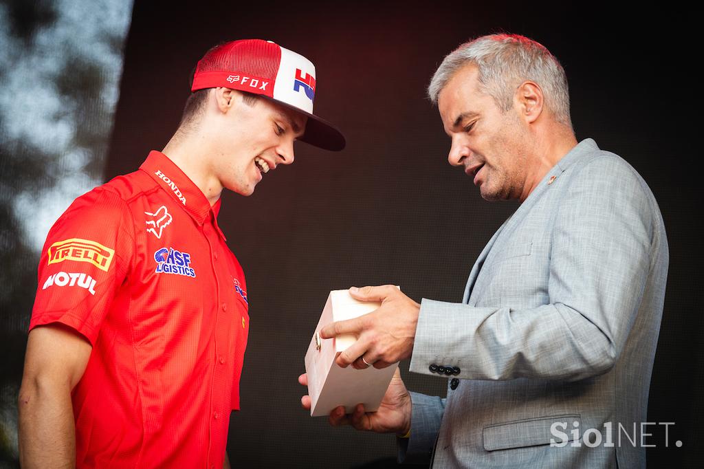 Tim Gajser sprejem