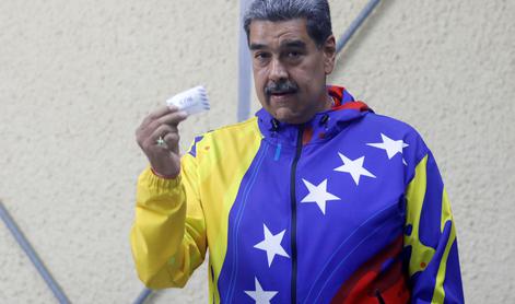 Maduro ob oddaji glasu zagotovil, da bo spoštoval volilni izid