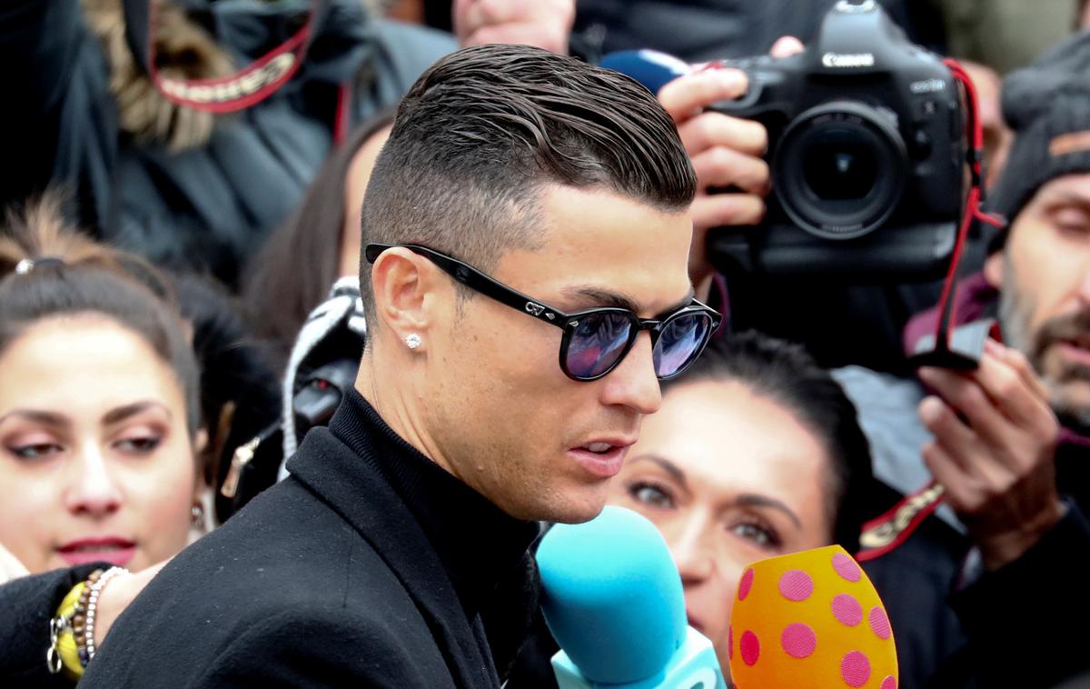 Cristiano Ronaldo Zaslišanje Madrid | Cristiano Ronaldo je bil v torek v Madridu. | Foto Reuters