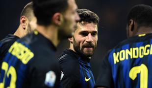 Inter brez Handanovića trepetal v podaljšku, Roma zanesljivo