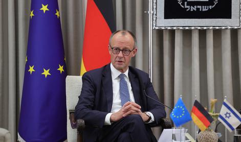 Merz: Nemčija trdno stoji na strani Izraela