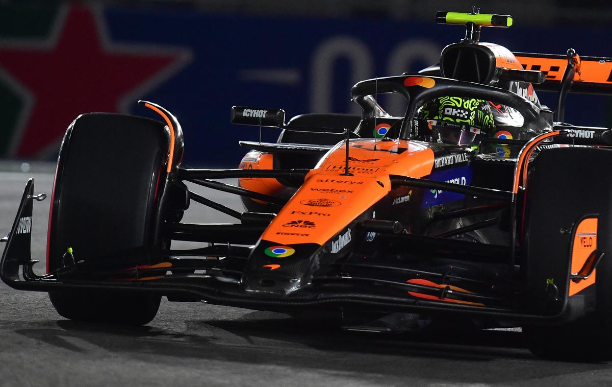 F1 Vegas Lando Norris McLaren | Lando Norris pravi, da je bila lovorika v prid Verstappna odločena že po prvih šestih dirkah. | Foto Reuters