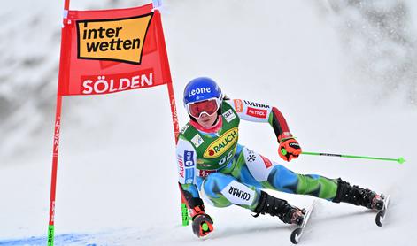 Sölden razkril težave. Andreja Slokar: Ta veleslalom je bil polom.