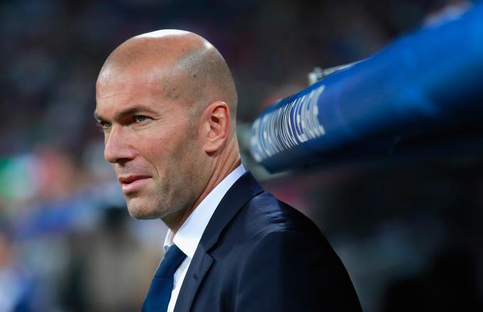 Trener Reala Zinedine Zidane se bo v sredo doma pomeril z Napolijem. | Foto: Guliverimage/Getty Images