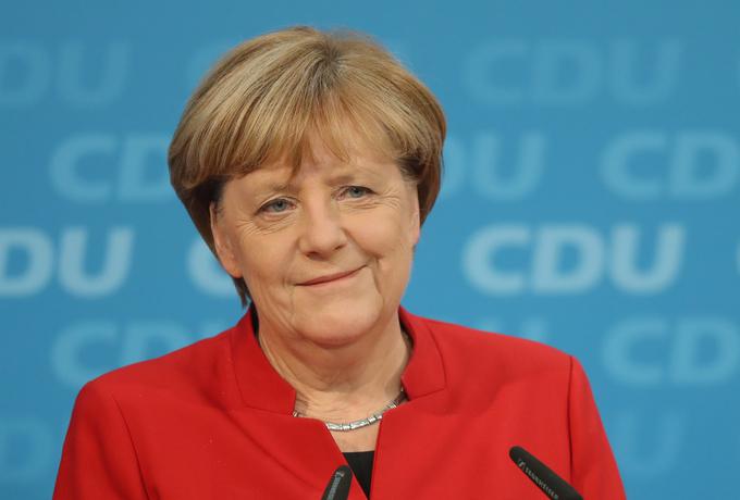 Angela Merkel je Trumpovo izvolitev spretno napeljala na svoj mlin. Nemškim volivcem se namreč z bojem proti Trumpovemu protekcionizmu predstavlja kot rešiteljica nemškega izvozno usmerjenega gospodarstva.  | Foto: Getty Images
