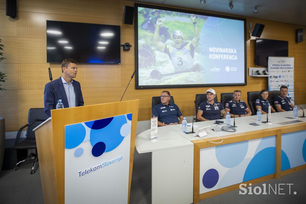 Tiskovna konferenva veslaške reprezentance. Veslanje