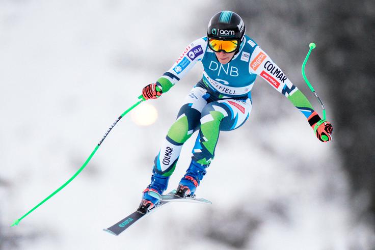Ilka Štuhec je v pretekli sezoni v smuku končala na 12. mestu, zbrala pa je 134 točk. | Foto: Reuters