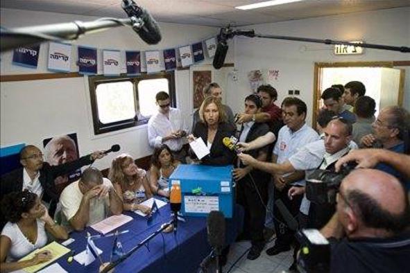 Vzporedne volitve: Cipi Livni nova voditeljica izraelske stranke Kadima