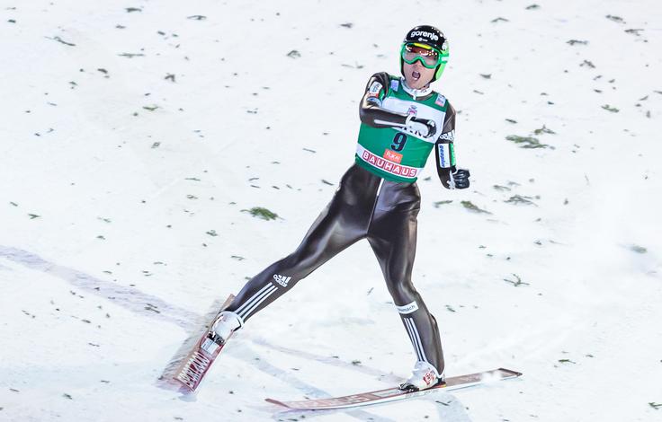 Jernej Damjan je imel razlog za zadovoljstvo. | Foto: Sportida