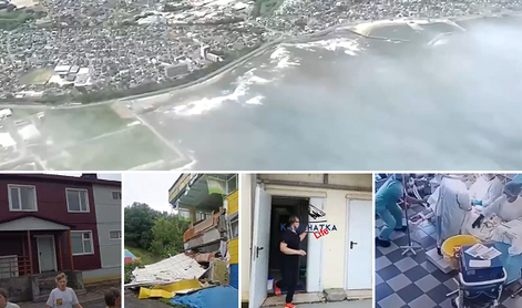 Trenutek, ko je tla stresel potres #video