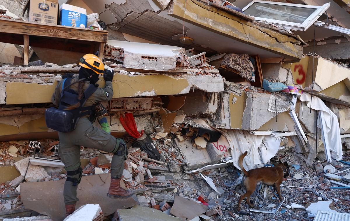 reševalni psi, potres, Turčija | Foto Reuters