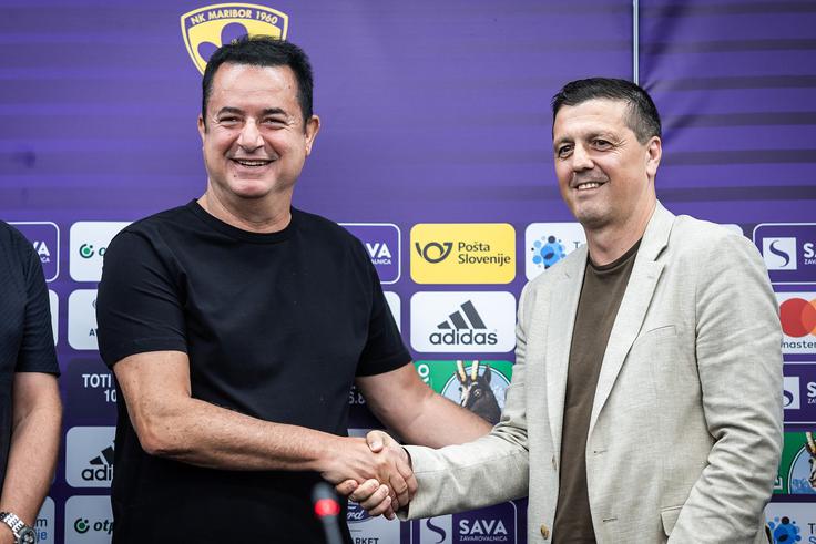 Zlatko Zahović tesno sodeluje z Acunom Ilicalijem. Po dveh krogih lahko Maribor občudujeta na vodilnem položaju 1. SNL. | Foto: Jure Banfi