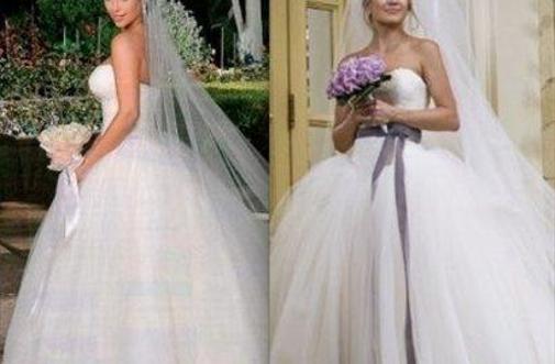 Vse poročne obleke Kim Kardashian