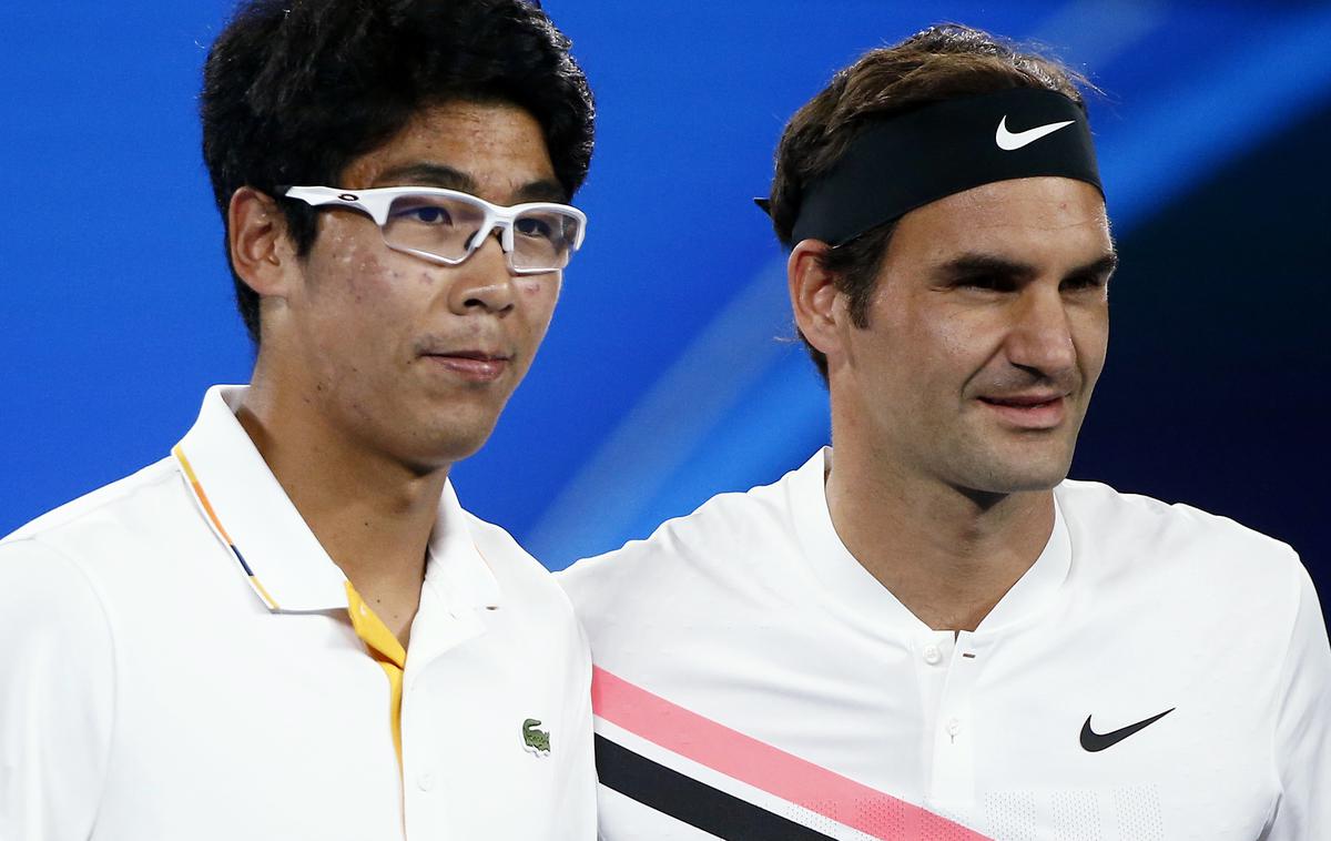 Roger Federer Hyeon Chung | Foto Reuters