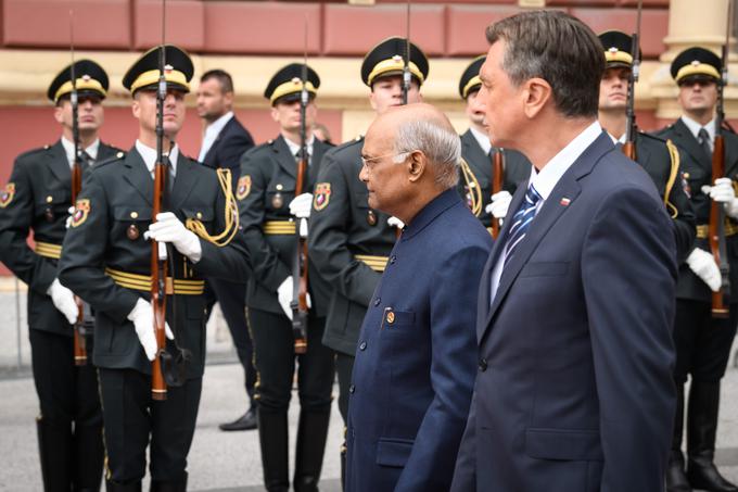 Borut Pahor Indijski predsednik | Foto: STA ,