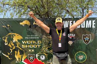 Robert Černigoj do naslova svetovnega prvaka v praktičnem streljanju