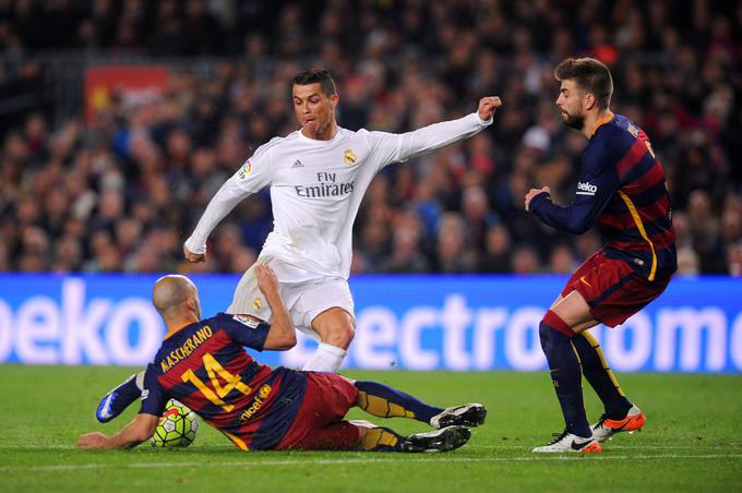 Kmalu čaka Piqueja spopad z najboljšim igralcem Reala Cristianom Ronaldom. | Foto: Guliverimage/Getty Images