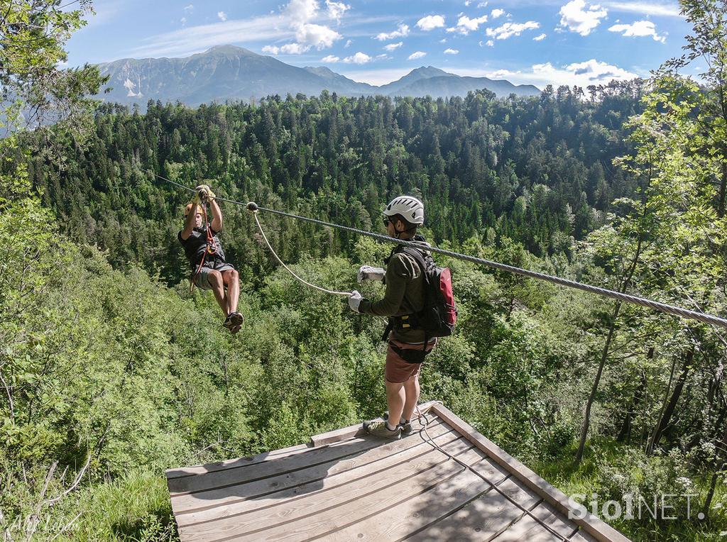 Zipline dolinka