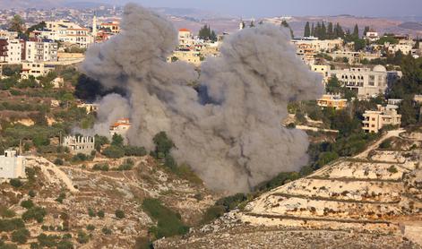 Izrael po opozorilu o evakuaciji z novimi napadi na Libanon
