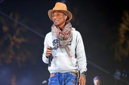 Pharrell zaradi pesmi Happy jokal pri Oprah