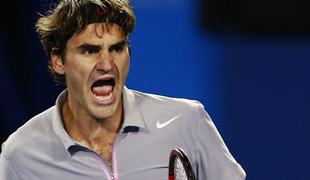 Federer se je mučil le v drugem nizu