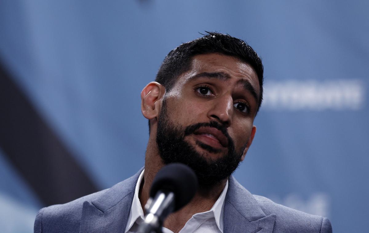 Amir Khan | Britanski boksar Amir Khan in njegova žena Faryal Makhdoom sta bila v ponedeljek v Londonu žrtvi oboroženega ropa. | Foto Reuters