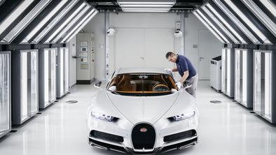 Tako izdelujejo superšportni bugatti chiron za 2,4 milijona evrov #foto