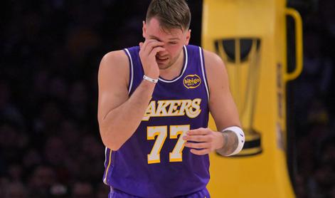 Noč razočaranja za Dončića in Lakerse, Oklahoma z zgodovinskim dosežkom v NBA