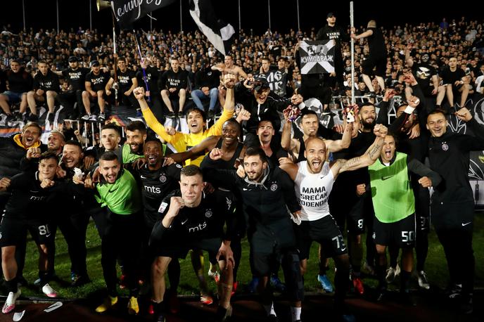 Partizan Navijači | Navijači Partizana so tako proslavili prejšnji teden preboj v finale srbskega pokala. | Foto Reuters
