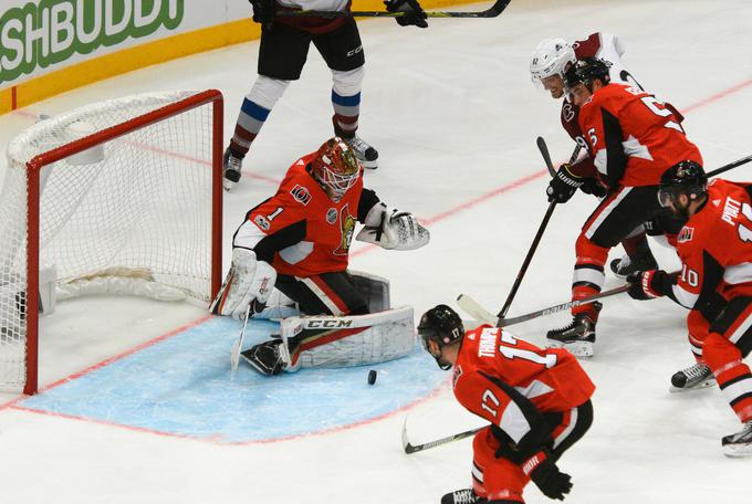 Na mini evropski turneji v Stockholmu so hokejisti Ottawa Senators še drugič v dveh dneh s 4:3 premagali Colorado. | Foto: Reuters