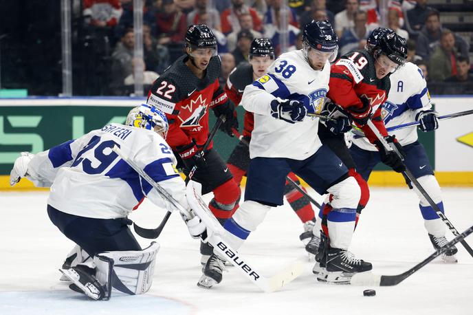 SP v hokeju 2024: Finska : Kanada | Kanadčani so s 5:3 premagali Fince. | Foto Reuters
