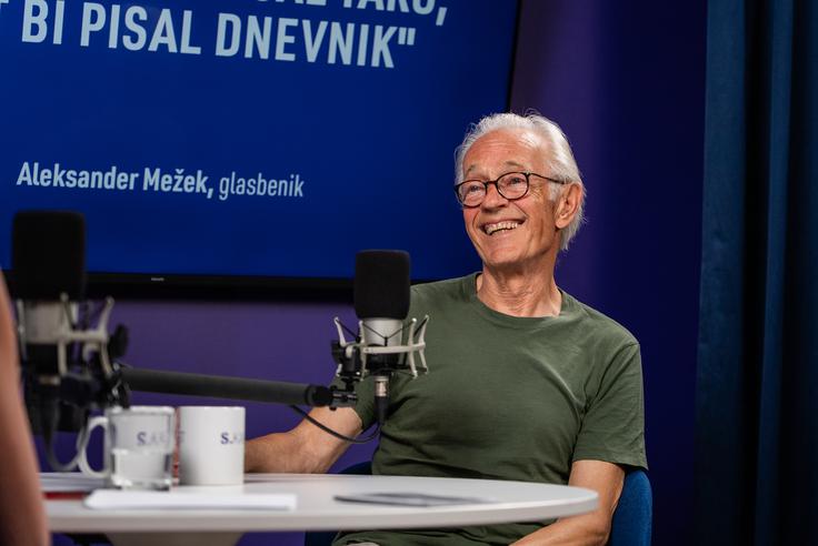 "Veliko bolezenskih stvari je povezanih s tem, da si nalagamo preveč," meni Aleksander Mežek, ki okreva po uspešnem zdravljenju raka. | Foto: Luka Petrič