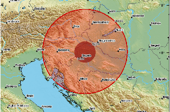 Hrvaško stresel močan potres, čutili so ga tudi v Sloveniji